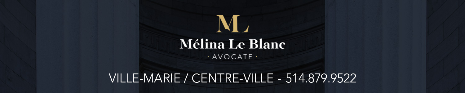 Me Mélina Le Blanc, Avocat en droit criminel