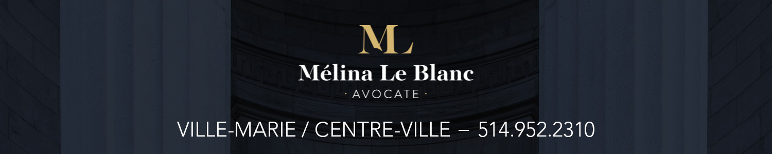 Me Mélina Le Blanc, Avocat en droit criminel