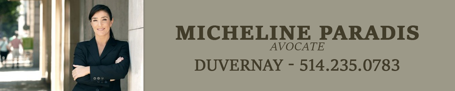 Micheline Paradis Avocate