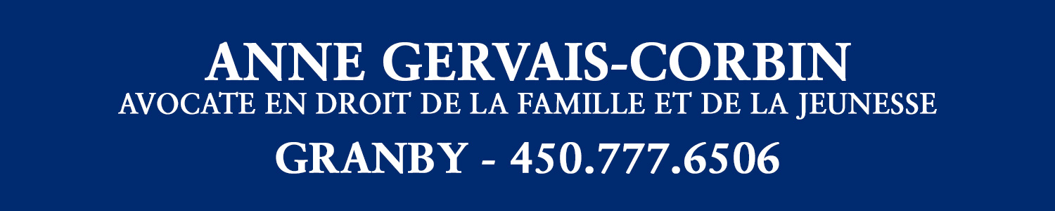 Anne Gervais-Corbin - Avocate en droit familial et protection de la jeunesse Granby