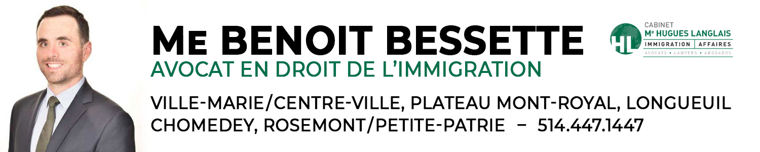 Benoît Bessette Avocat, Rosemont - Droit immigration -  Abogado
