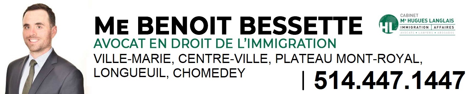 Benoît Bessette Avocats - Droit immigration - Montréal
