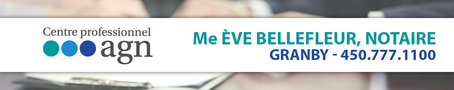 Me Ève Bellefleur - Notaire - Granby